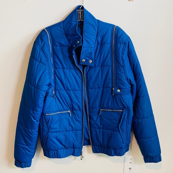 Vintage SJ Y2K Convertible Puffer Coat Size L - Picture 6 of 14